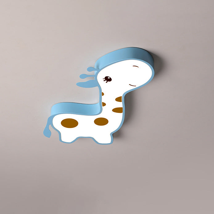 Luz de techo empotrada LED para niños con hardware acrílico de ciervo animal creativo contemporáneo para dormitorio 