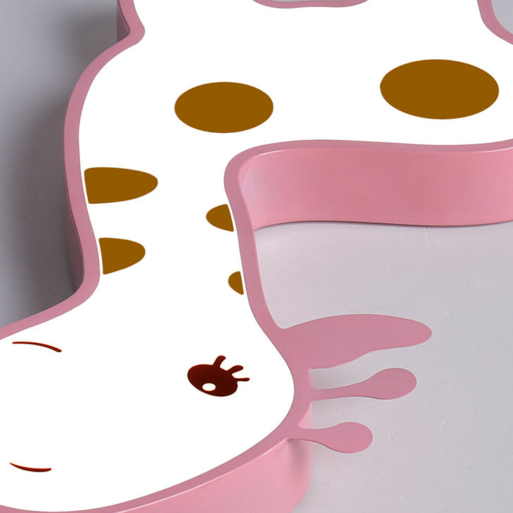Luz de techo empotrada LED para niños con hardware acrílico de ciervo animal creativo contemporáneo para dormitorio 