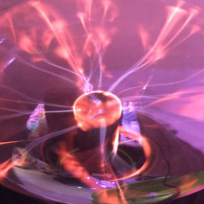 Modern Art Deco Magic Static Ion Glass Ball LED USB Night Light Table Lamp For Bedroom