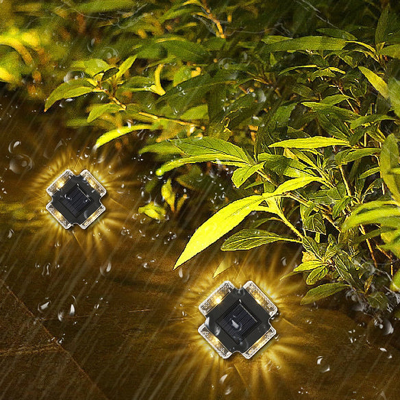 Contemporary Industrial Waterproof Square ABS Shade LED Solar Outdoor Wall Sconce Lamp For Garden