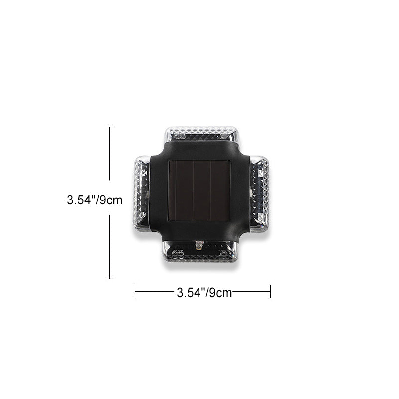 Contemporary Industrial Waterproof Square ABS Shade LED Solar Outdoor Wall Sconce Lamp For Garden