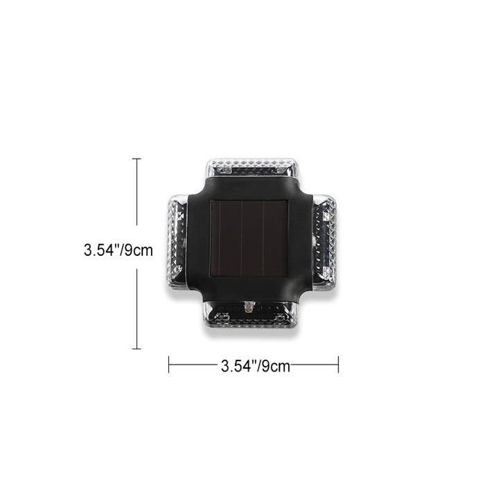Contemporary Industrial Waterproof Square ABS Shade LED Solar Outdoor Wall Sconce Lamp For Garden