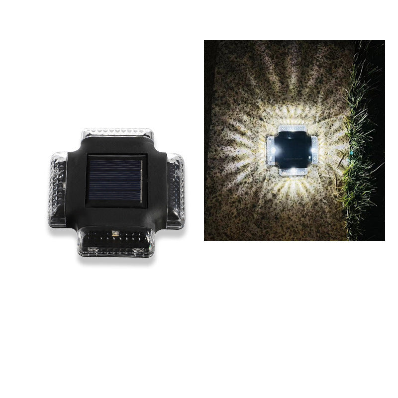 Contemporary Industrial Waterproof Square ABS Shade LED Solar Outdoor Wall Sconce Lamp For Garden