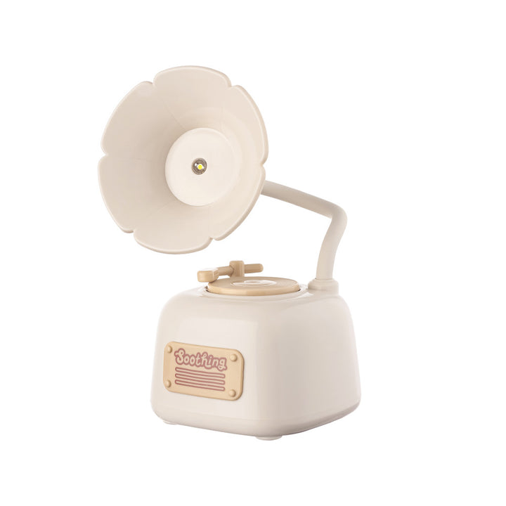 Gramophone créatif contemporain avec lampe de table LED USB musique pour chambre 