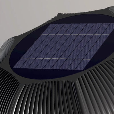 مصباح أرضي خارجي LED من البولي إيثيلين مقاوم للماء بالطاقة الشمسية بتصميم بسيط ومعاصر للحديقة 