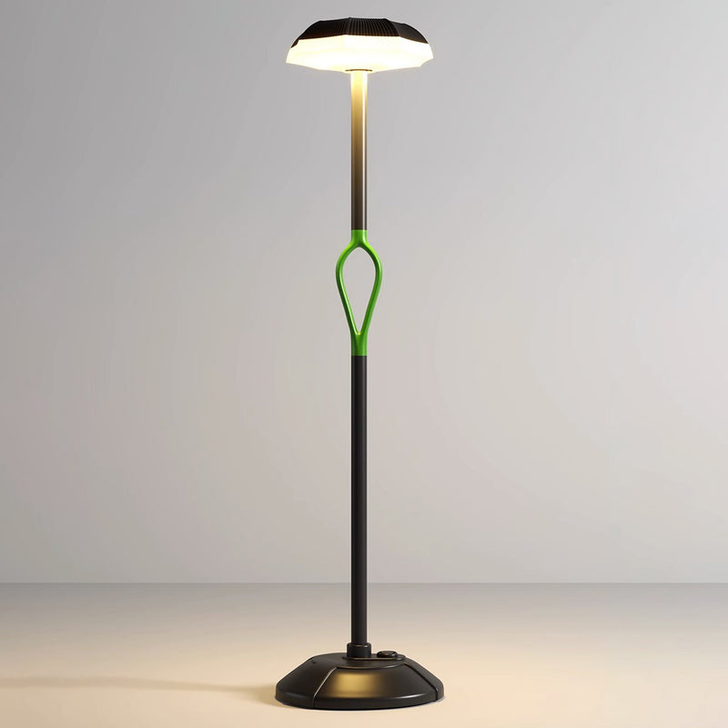 مصباح أرضي خارجي LED من البولي إيثيلين مقاوم للماء بالطاقة الشمسية بتصميم بسيط ومعاصر للحديقة 
