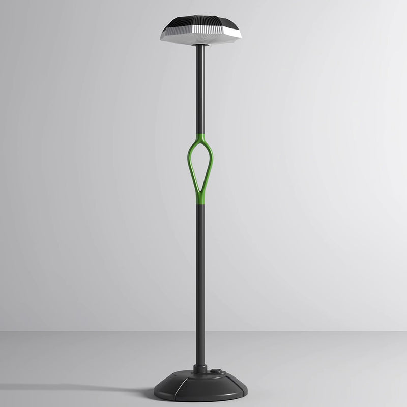 مصباح أرضي خارجي LED من البولي إيثيلين مقاوم للماء بالطاقة الشمسية بتصميم بسيط ومعاصر للحديقة 
