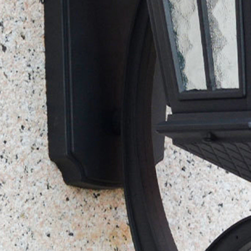 Zeitgenössische industrielle achteckige Aluminiumglas-LED-Solar-wasserdichte Wandleuchte für die Terrasse im Freien 
