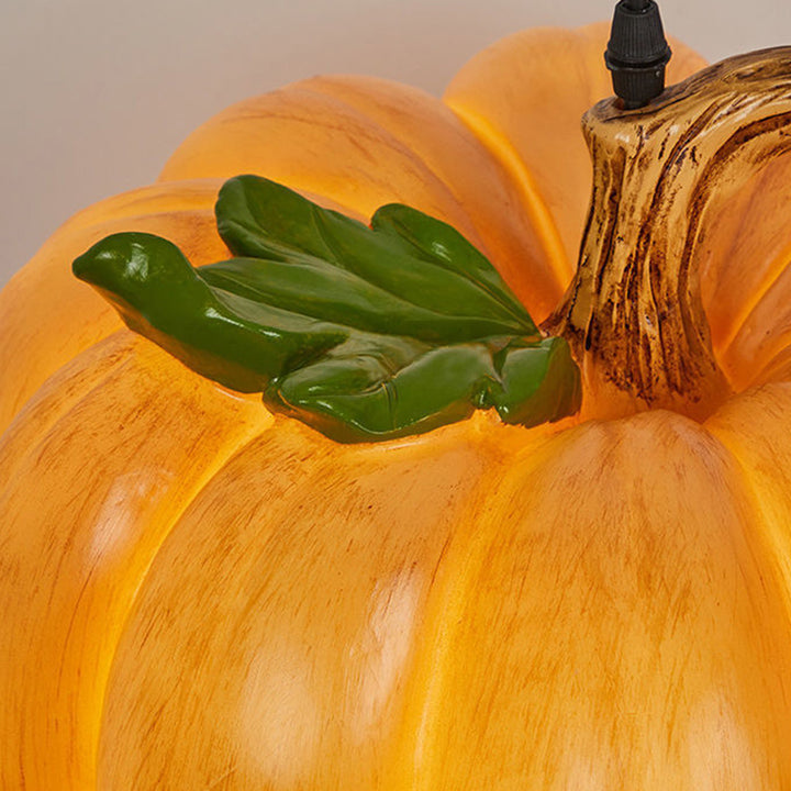 Lámpara colgante contemporánea creativa de resina con calabaza de 1 luz para comedor 