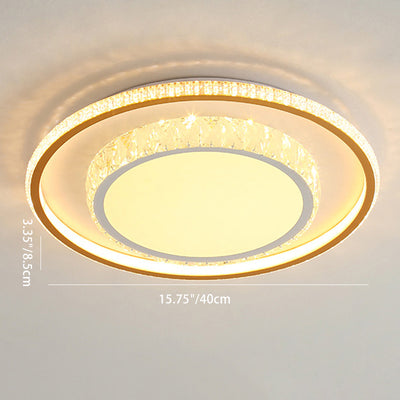 Moderna lámpara de techo empotrada LED de aluminio acrílico cuadrada geométrica minimalista para dormitorio 