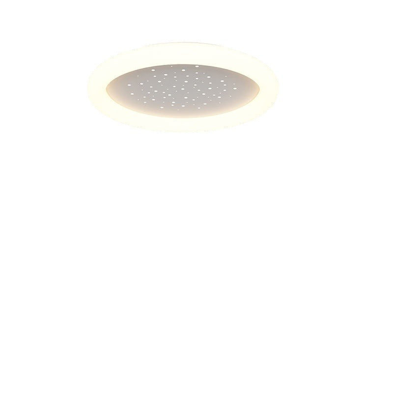 Luz de techo empotrada LED redonda acrílica de cielo estrellado minimalista moderno para dormitorio 