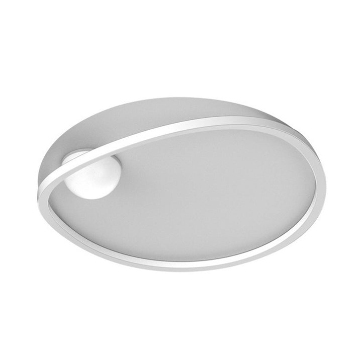 Luz de techo empotrada LED redonda geométrica de aluminio de simplicidad moderna para dormitorio 