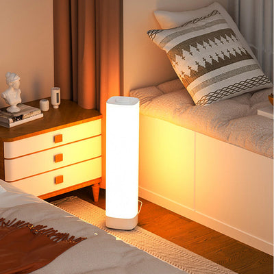 Modern Minimalist Acrylic Column Shade USB LED Table Lamp For Bedroom