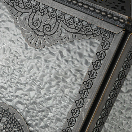 Applique murale 1 lumière avec abat-jour en verre ondulé et cadre en laiton sculpté creux vintage traditionnel pour salle à manger 