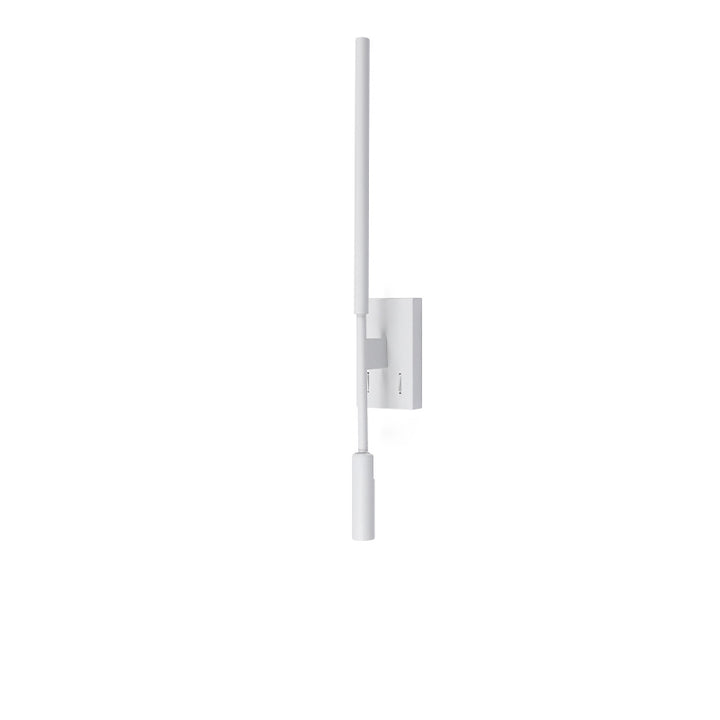 Matériel minimaliste moderne acrylique longue bande LED projecteur applique murale pour salon 