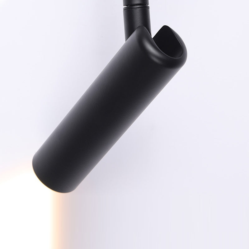 Matériel minimaliste moderne acrylique longue bande LED projecteur applique murale pour salon 