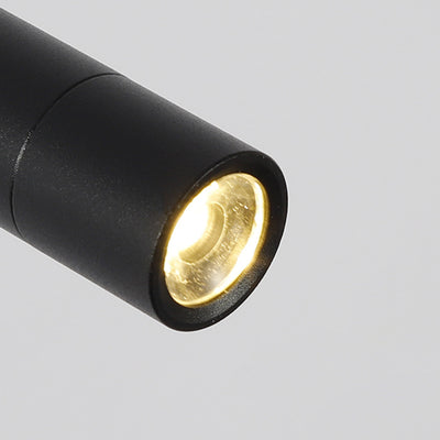 Lámpara de pared con luz de lectura LED de manguera flexible de hierro redonda minimalista moderna para dormitorio 