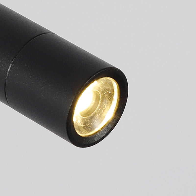 Lámpara de pared con luz de lectura LED de manguera flexible de hierro redonda minimalista moderna para dormitorio 