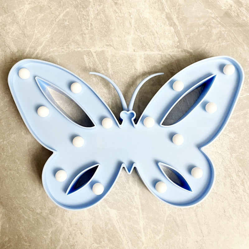 Modern Art Deco Butterfly Shape LED Night Light Table Lamp For Bedroom