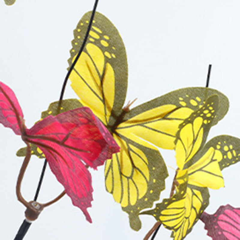 Modern Art Deco Simulation Butterfly Tree Shape LED Table Lamp For Bedroom