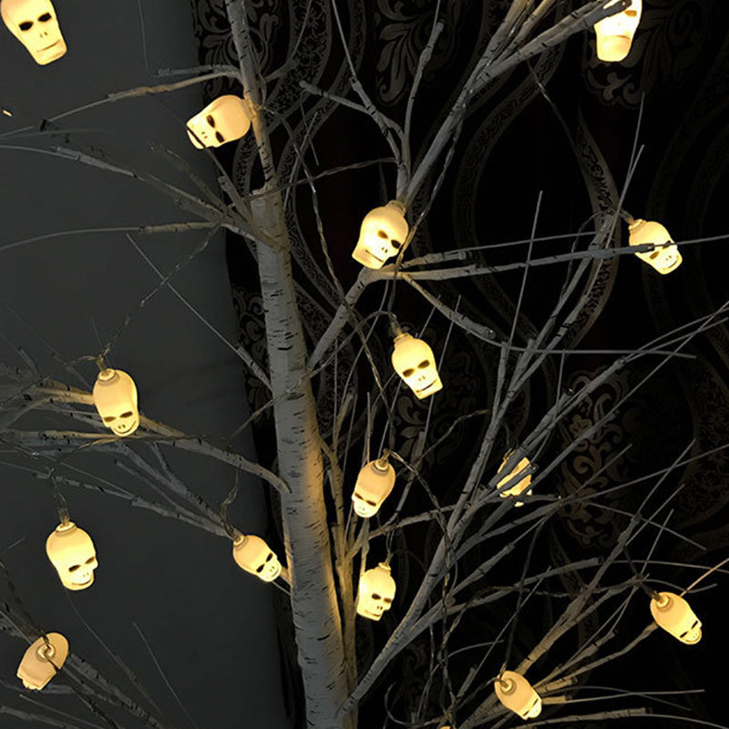 Lumières LED de décoration de crâne créatif contemporain pour Halloween pour les salles de divertissement 