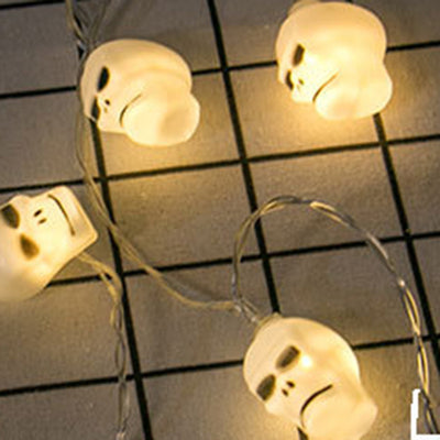 Lumières LED de décoration de crâne créatif contemporain pour Halloween pour les salles de divertissement 