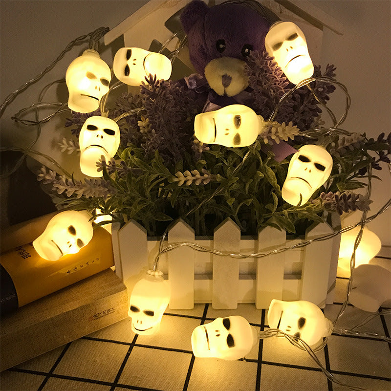 Lumières LED de décoration de crâne créatif contemporain pour Halloween pour les salles de divertissement 