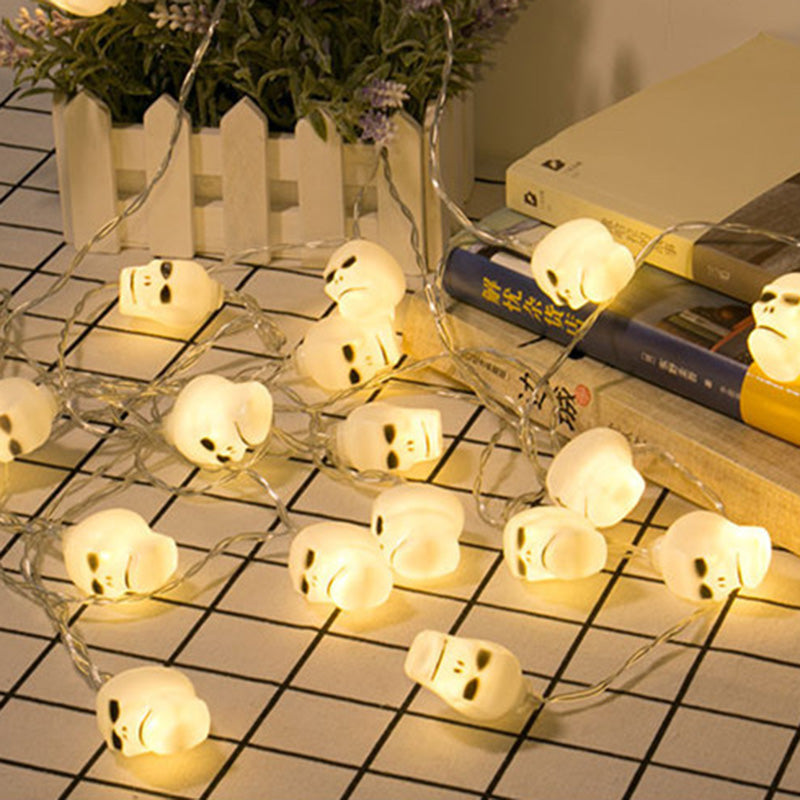 Lumières LED de décoration de crâne créatif contemporain pour Halloween pour les salles de divertissement 