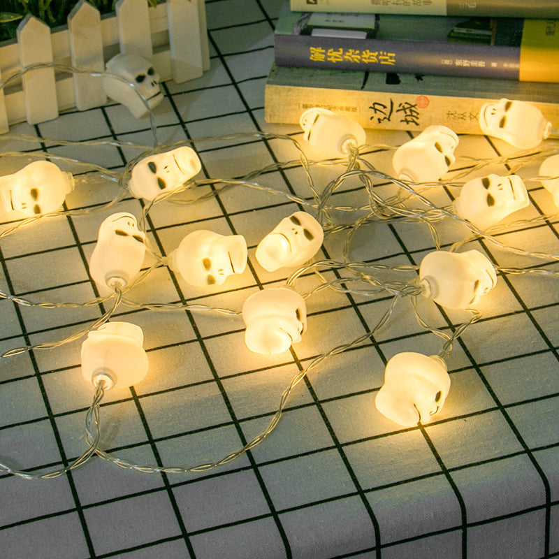 Lumières LED de décoration de crâne créatif contemporain pour Halloween pour les salles de divertissement 