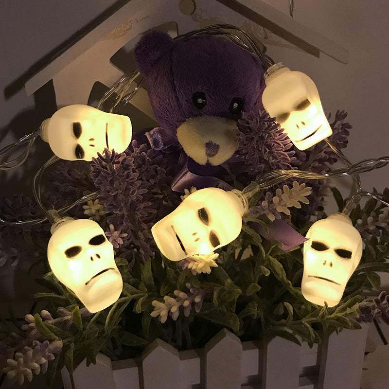 Lumières LED de décoration de crâne créatif contemporain pour Halloween pour les salles de divertissement 