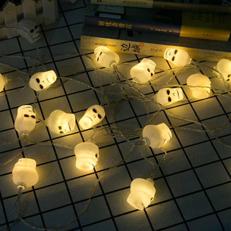 Lumières LED de décoration de crâne créatif contemporain pour Halloween pour les salles de divertissement 
