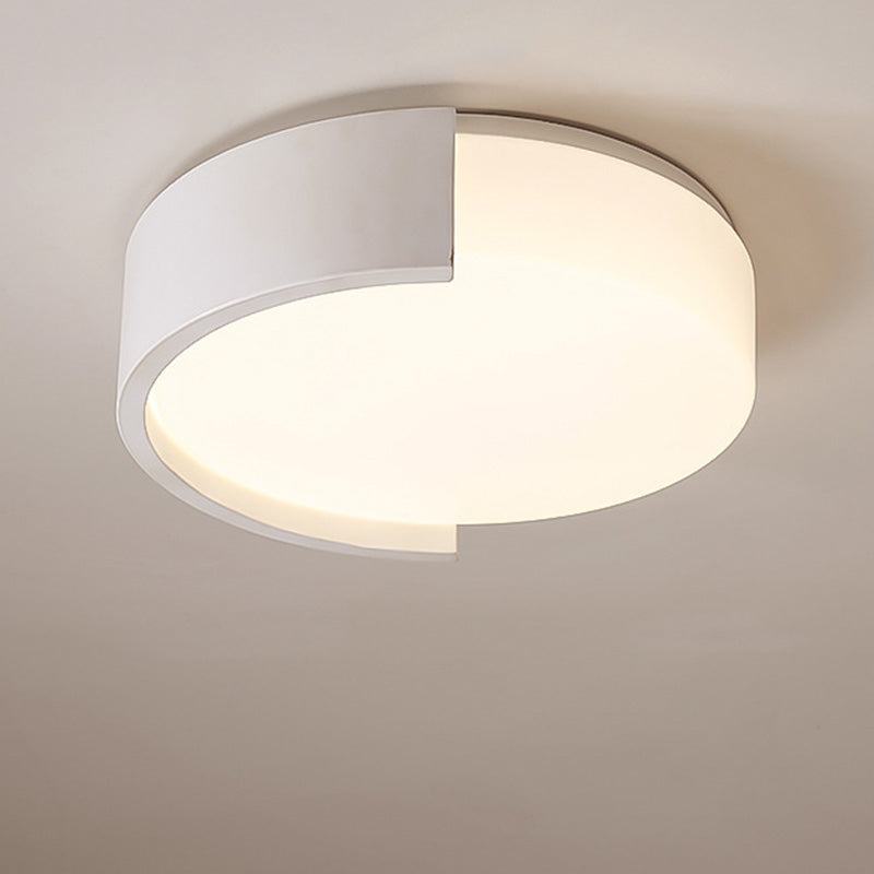Zeitgenössische Einfachheit geometrische runde Acryl LED Unterputz Deckenleuchte für Wohnzimmer 