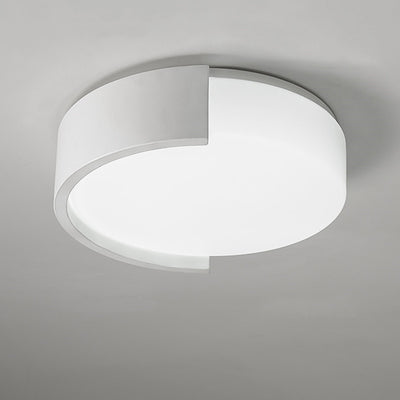 Zeitgenössische Einfachheit geometrische runde Acryl LED Unterputz Deckenleuchte für Wohnzimmer 