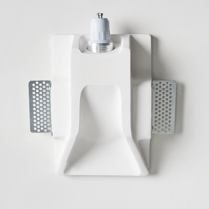 Moderne minimalistische Einbau-Gips Runde 1-Licht Wandleuchte Lampe für Wohnzimmer 