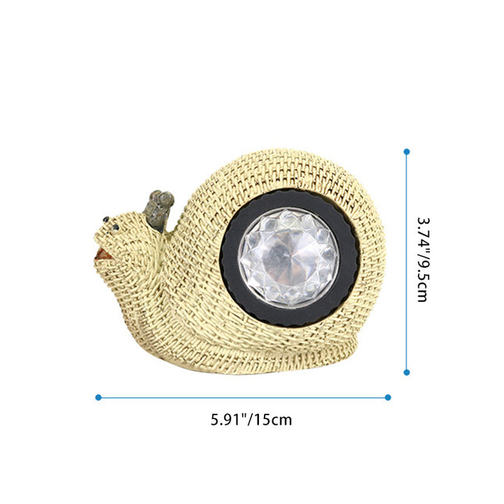 Lumière de paysage de pelouse solaire LED étanche en résine créative contemporaine pour patio extérieur 