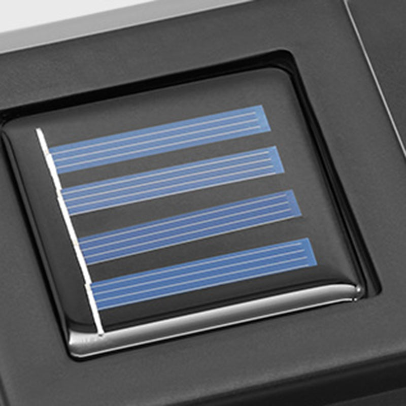 Lumière insérable de pelouse solaire LED étanche carrée en plastique industriel contemporain pour patio extérieur 