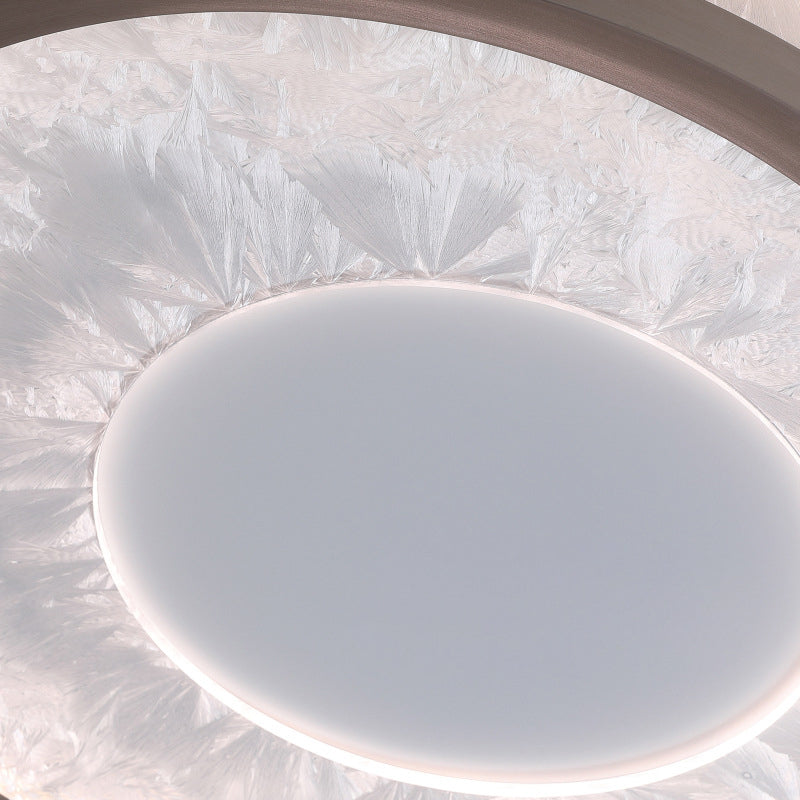 現代的な北欧アルミニウムアクリルラウンドLEDフラッシュマウント天井ライト寝室用 