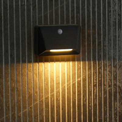 Modern Minimalist ABS Rectangle Magnetic LED USB Human Sensor Night Light Wall Sconce Lamp For Hallway