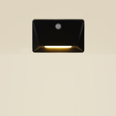 Modern Minimalist ABS Rectangle Magnetic LED USB Human Sensor Night Light Wall Sconce Lamp For Hallway