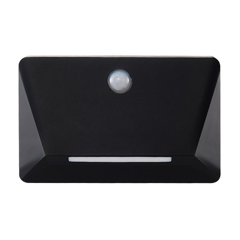 Modern Minimalist ABS Rectangle Magnetic LED USB Human Sensor Night Light Wall Sconce Lamp For Hallway