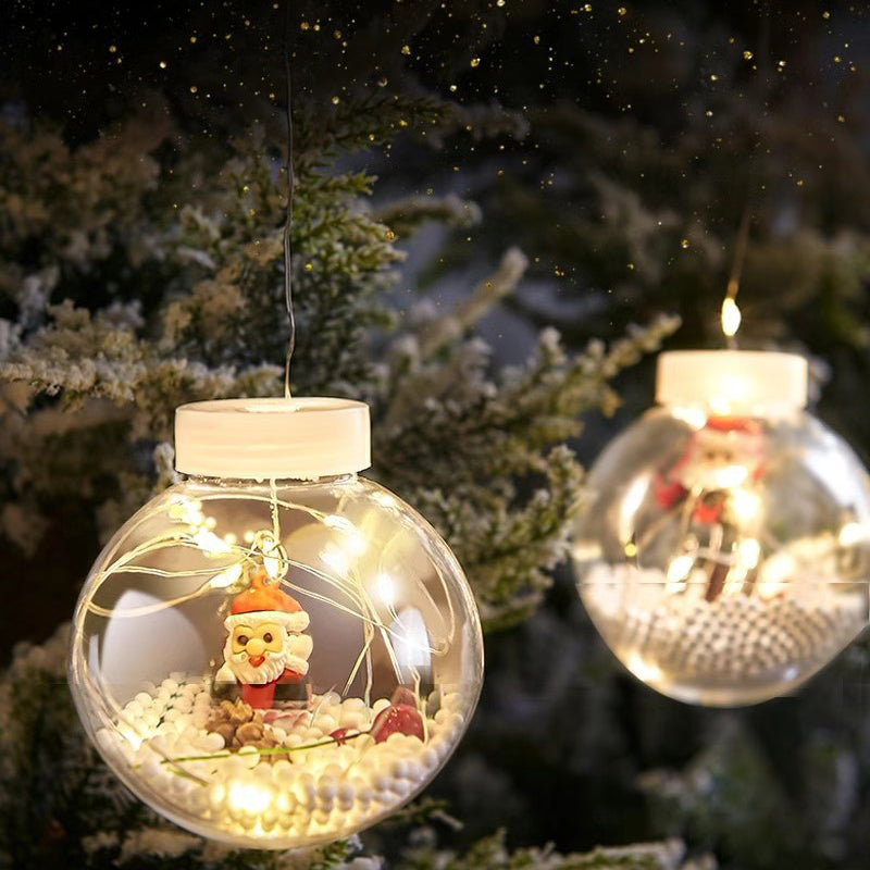 Guirlande lumineuse LED de décoration bonhomme de neige arbre de Noël créatif contemporain pour salon 
