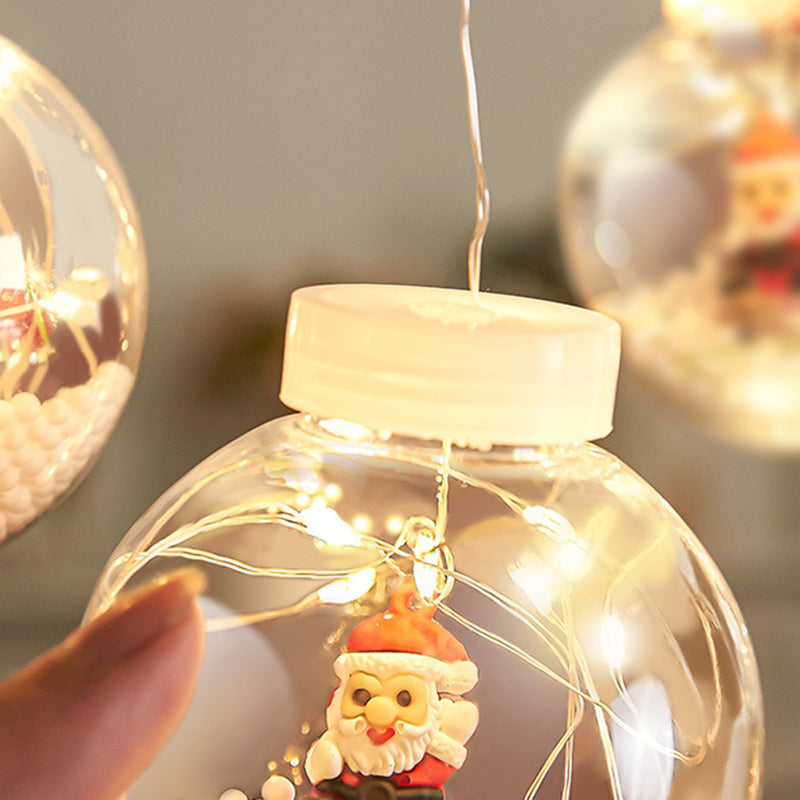 Guirlande lumineuse LED de décoration bonhomme de neige arbre de Noël créatif contemporain pour salon 