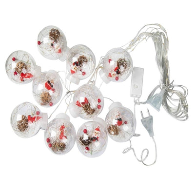 Guirlande lumineuse LED de décoration bonhomme de neige arbre de Noël créatif contemporain pour salon 