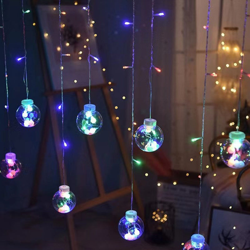 Guirlande lumineuse LED de décoration bonhomme de neige arbre de Noël créatif contemporain pour salon 