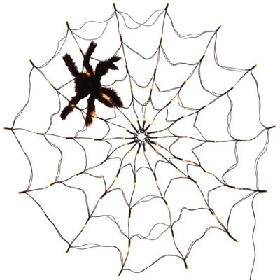 Guirlande lumineuse LED de décoration toile d'araignée lumineuse créative contemporaine pour Halloween pour le salon 