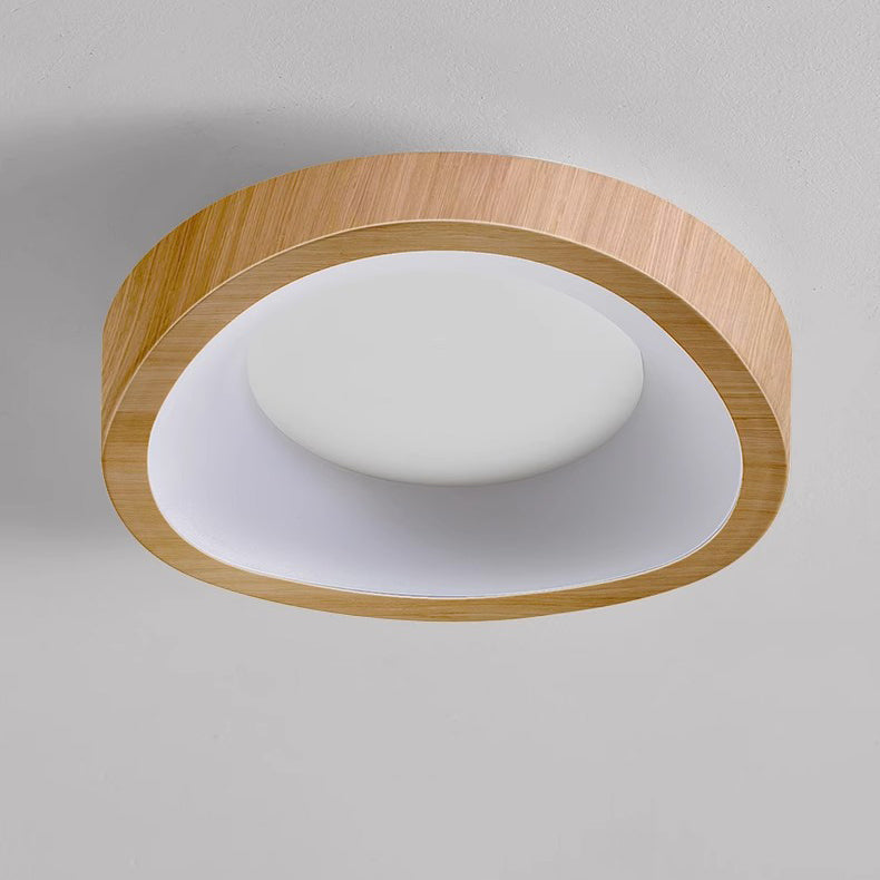 Luz de techo empotrada LED de hierro PE geométrica triangular tradicional japonesa para sala de estar 