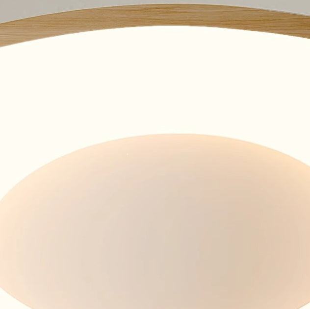 Plafonnier LED PE en fer ondulé japonais traditionnel pour salon 