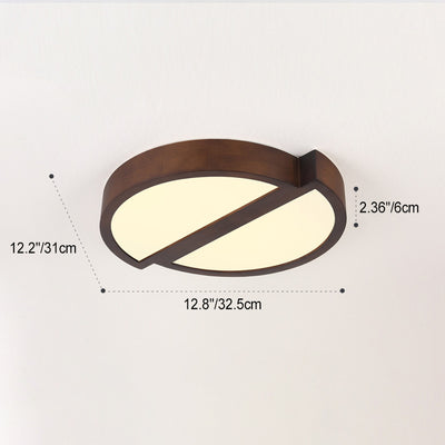 Plafonnier LED carré en bois et fer géométrique minimaliste moderne pour salon 