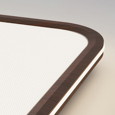 Plafonnier LED carré en aluminium acrylique géométrique minimaliste moderne pour salon 
