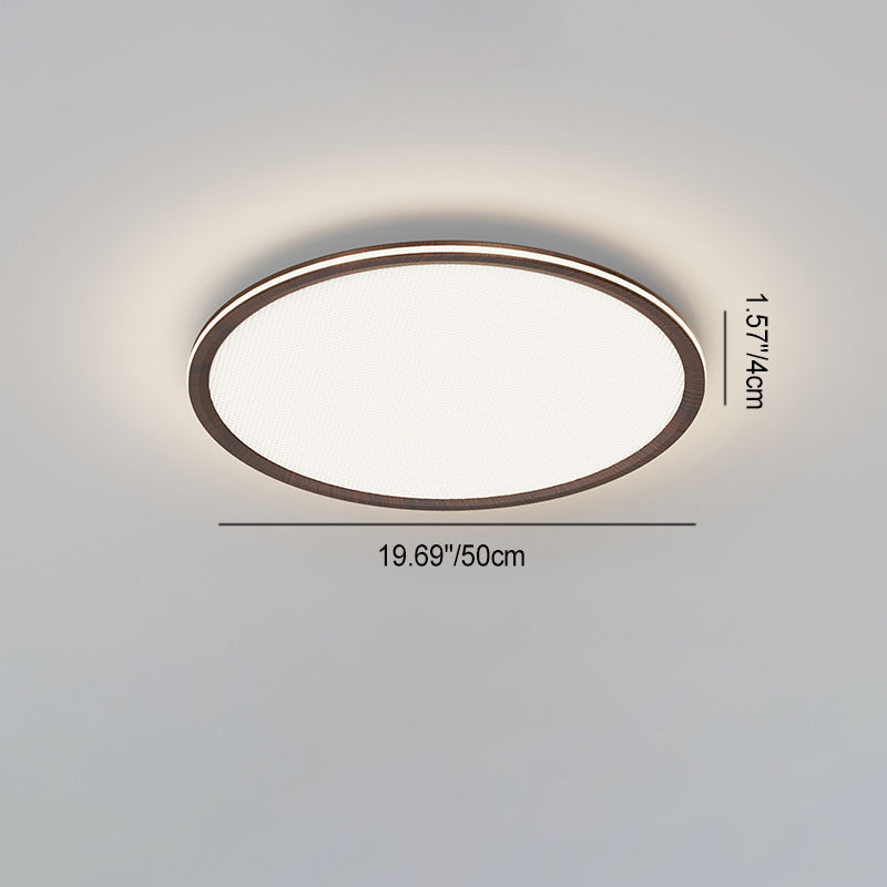 Plafonnier LED carré en aluminium acrylique géométrique minimaliste moderne pour salon 